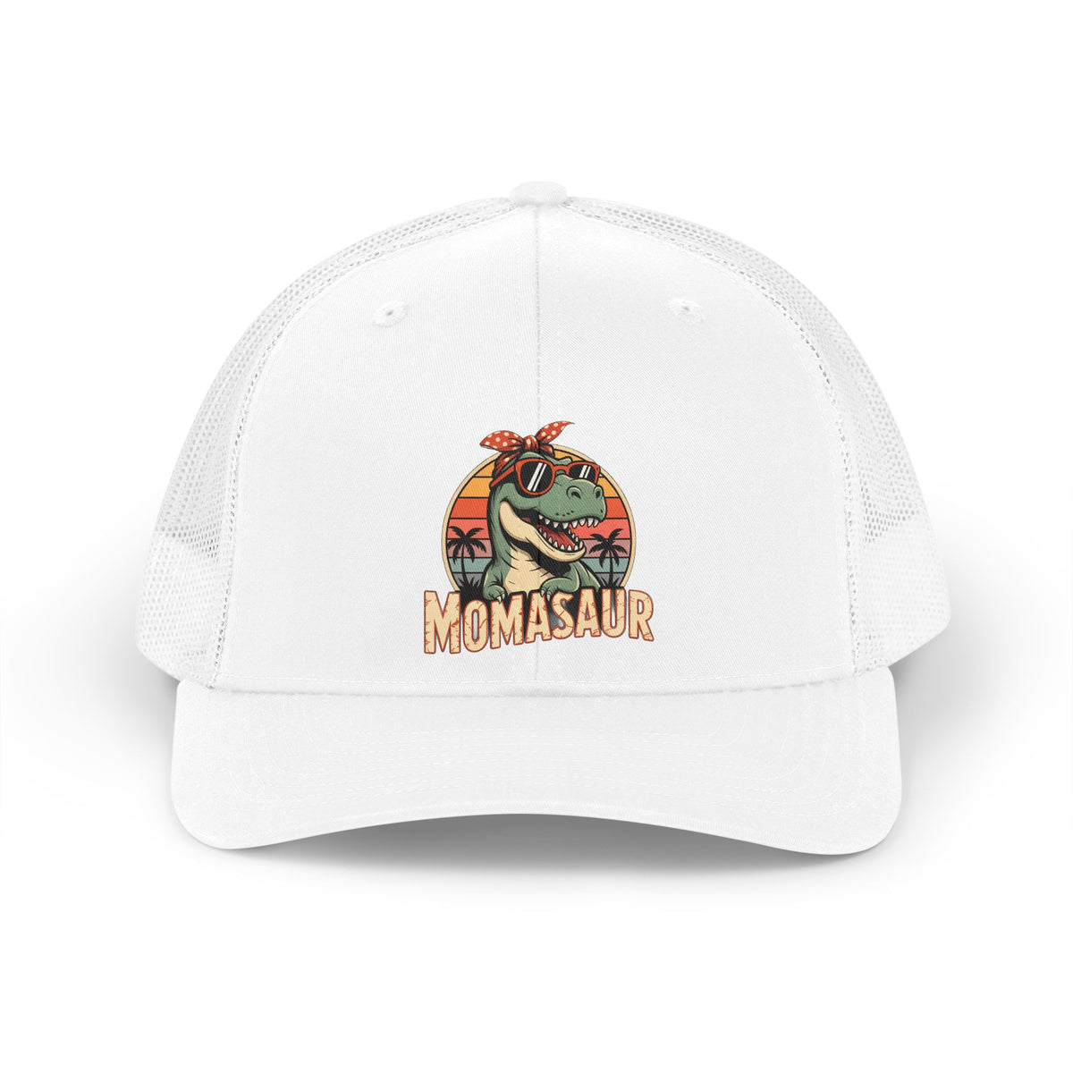 "Momasaur" Dinosaur Mesh Cap, Vintage Mom Gift