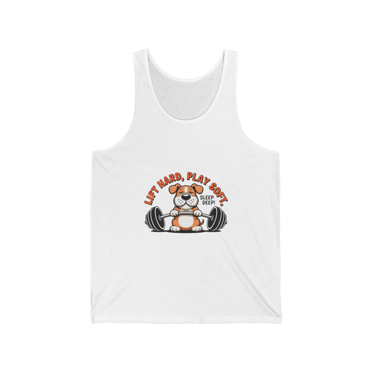 Lift Hard Play Soft Tank Top — Bulldog Weightlifting