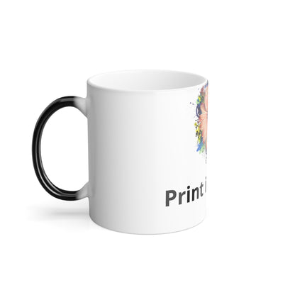 Customizable Flower & Butterfly Mug 11oz