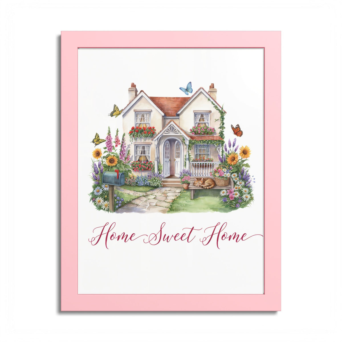 Home Sweet Home Cottage Poster