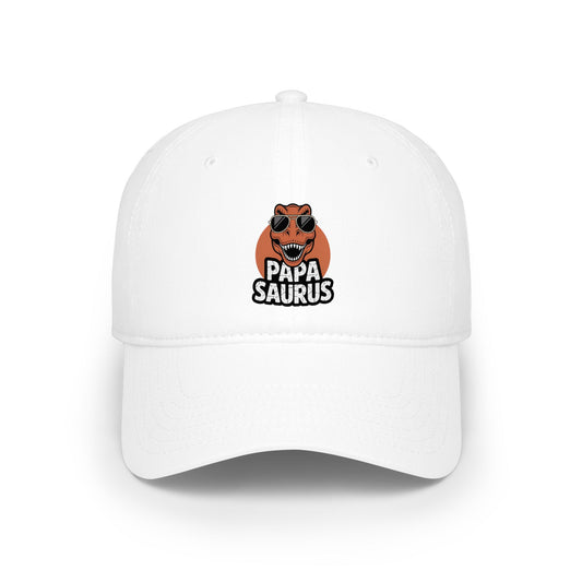 Low Profile Hat— "PAPA SAURUS" Dino Dad Hat