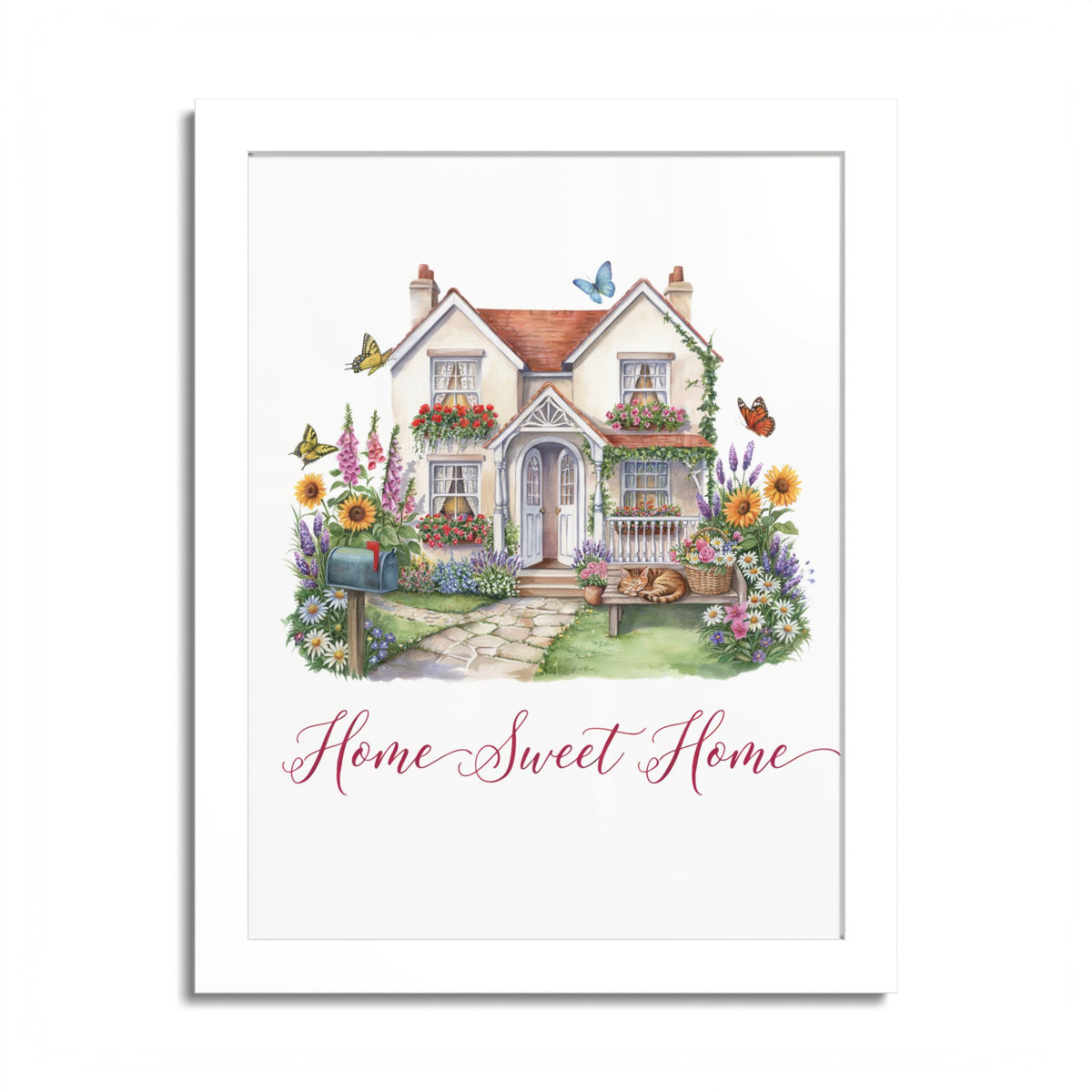 Home Sweet Home Cottage Poster