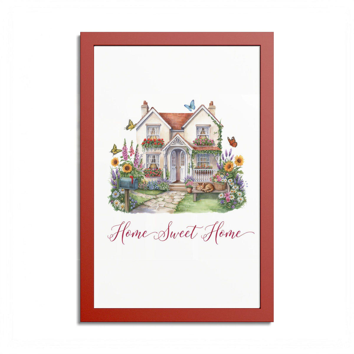 Home Sweet Home Cottage Poster