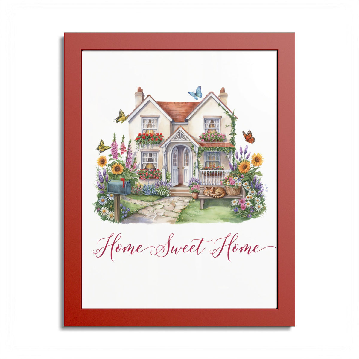 Home Sweet Home Cottage Poster