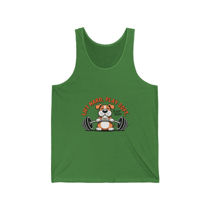 Lift Hard Play Soft Tank Top — Bulldog Weightlifting