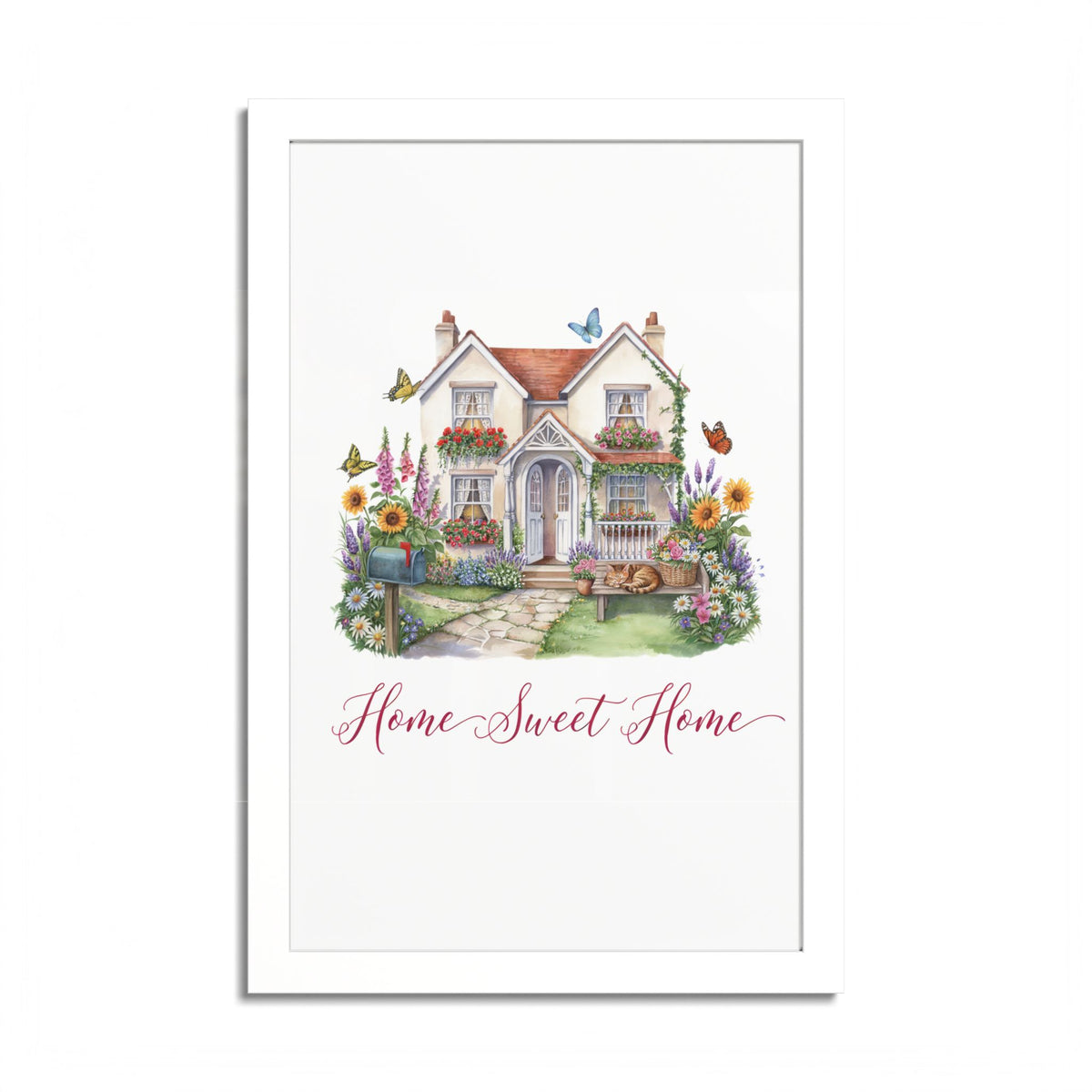Home Sweet Home Cottage Poster