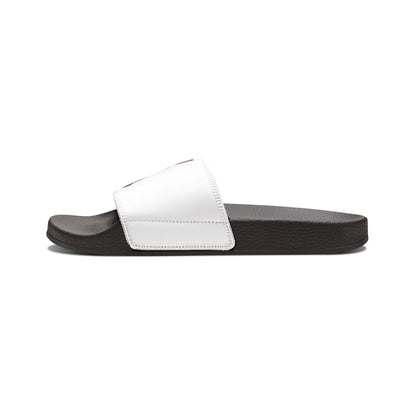 Youth Cat Graphic Slide Sandals — Removable Strap Casual Slides for Kids