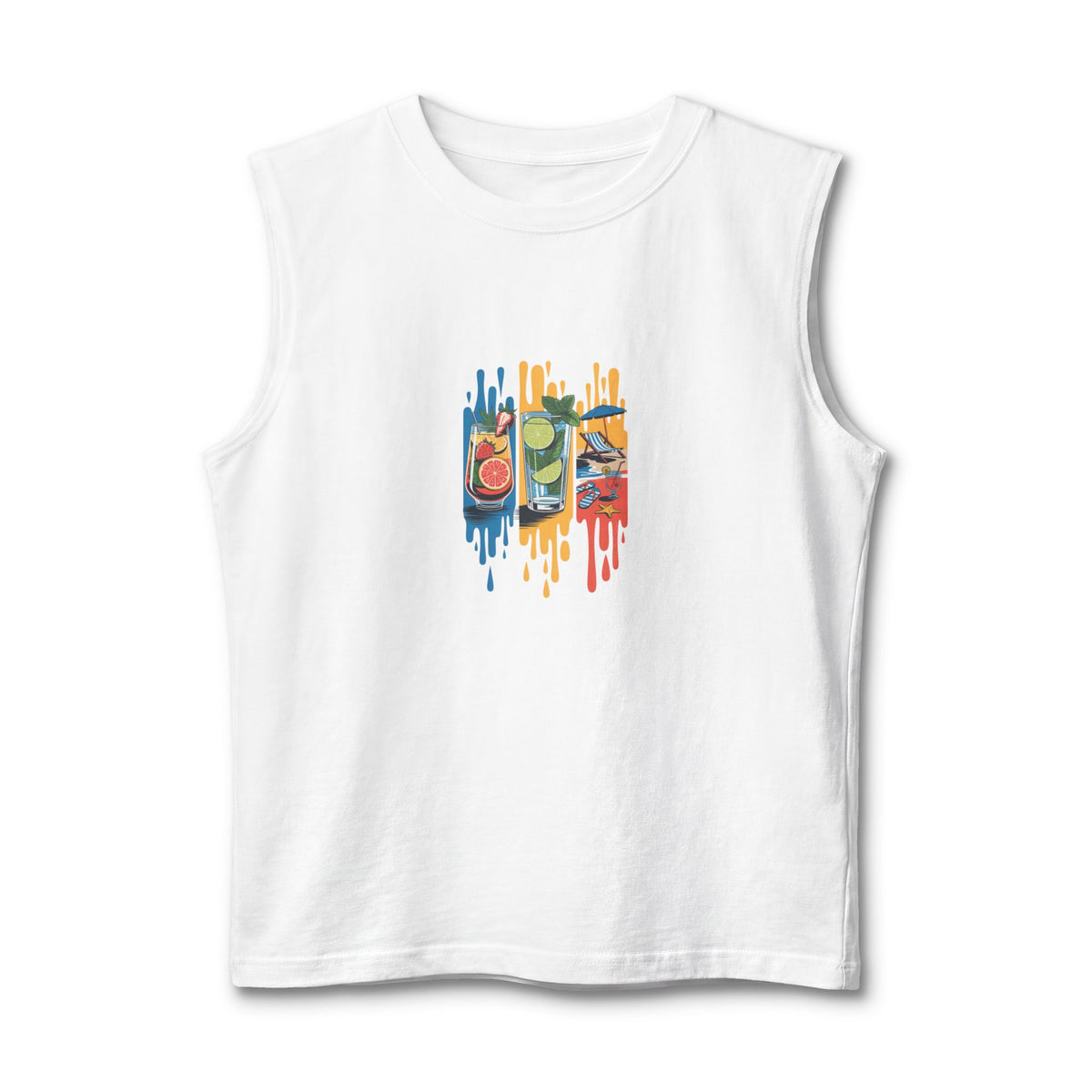 Cocktail Trio Muscle Tank Top