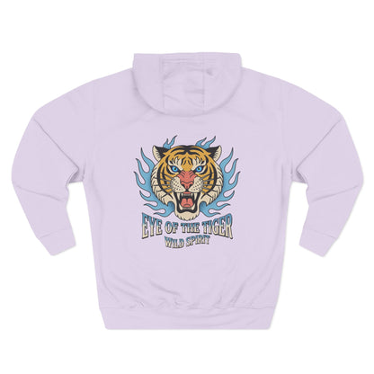 Hoodie — 'Life Is Better With Coffee' & 'Eye of the Tiger' Graphic Fleece Hoodie