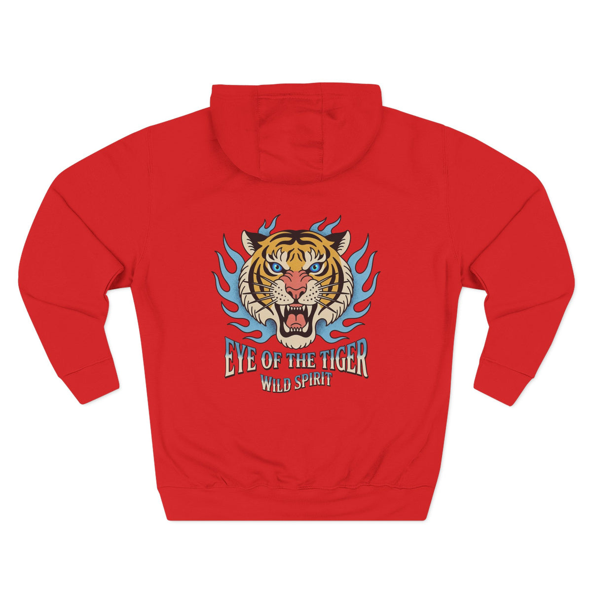 Hoodie — 'Life Is Better With Coffee' & 'Eye of the Tiger' Graphic Fleece Hoodie