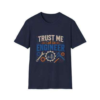 Trust Me I Am An Engineer T-Shirt — Vintage Engineer Tee for STEM Professionals & Students