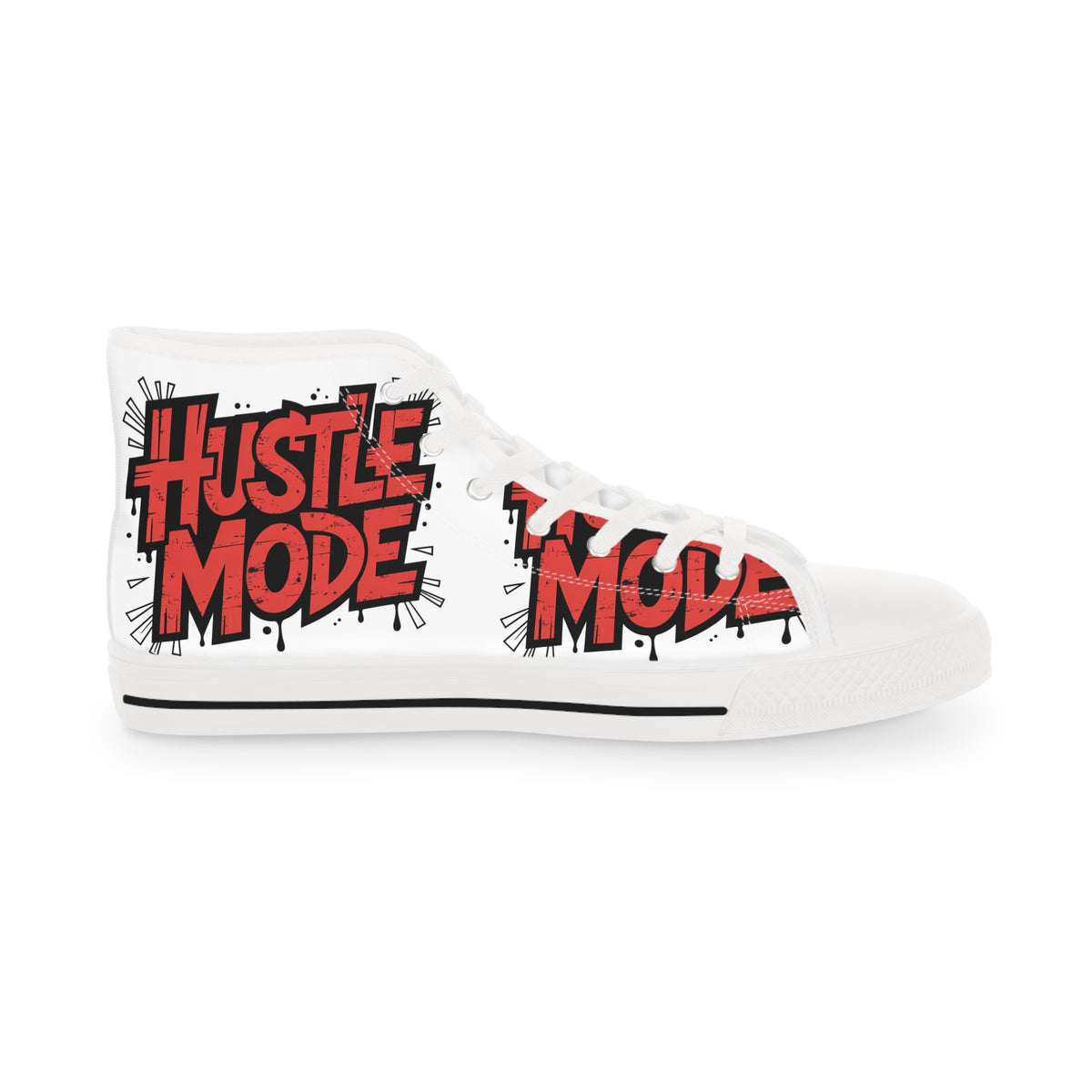 High Top Sneakers — "Hustle Mode" Streetwear Shoe