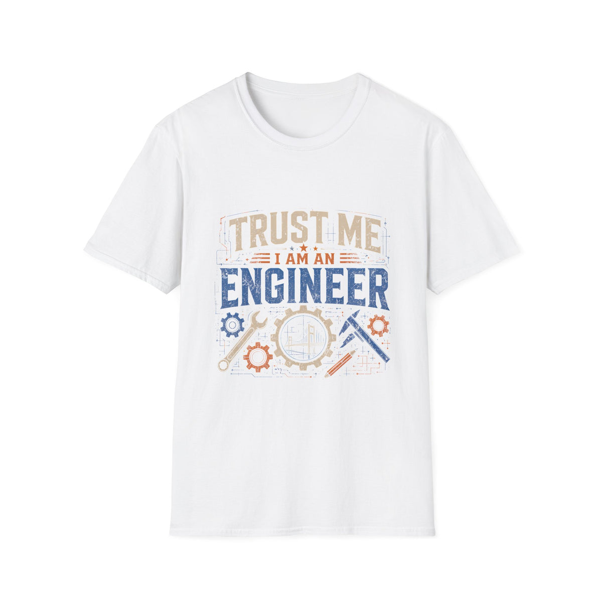 Trust Me I Am An Engineer T-Shirt — Vintage Engineer Tee for STEM Professionals & Students