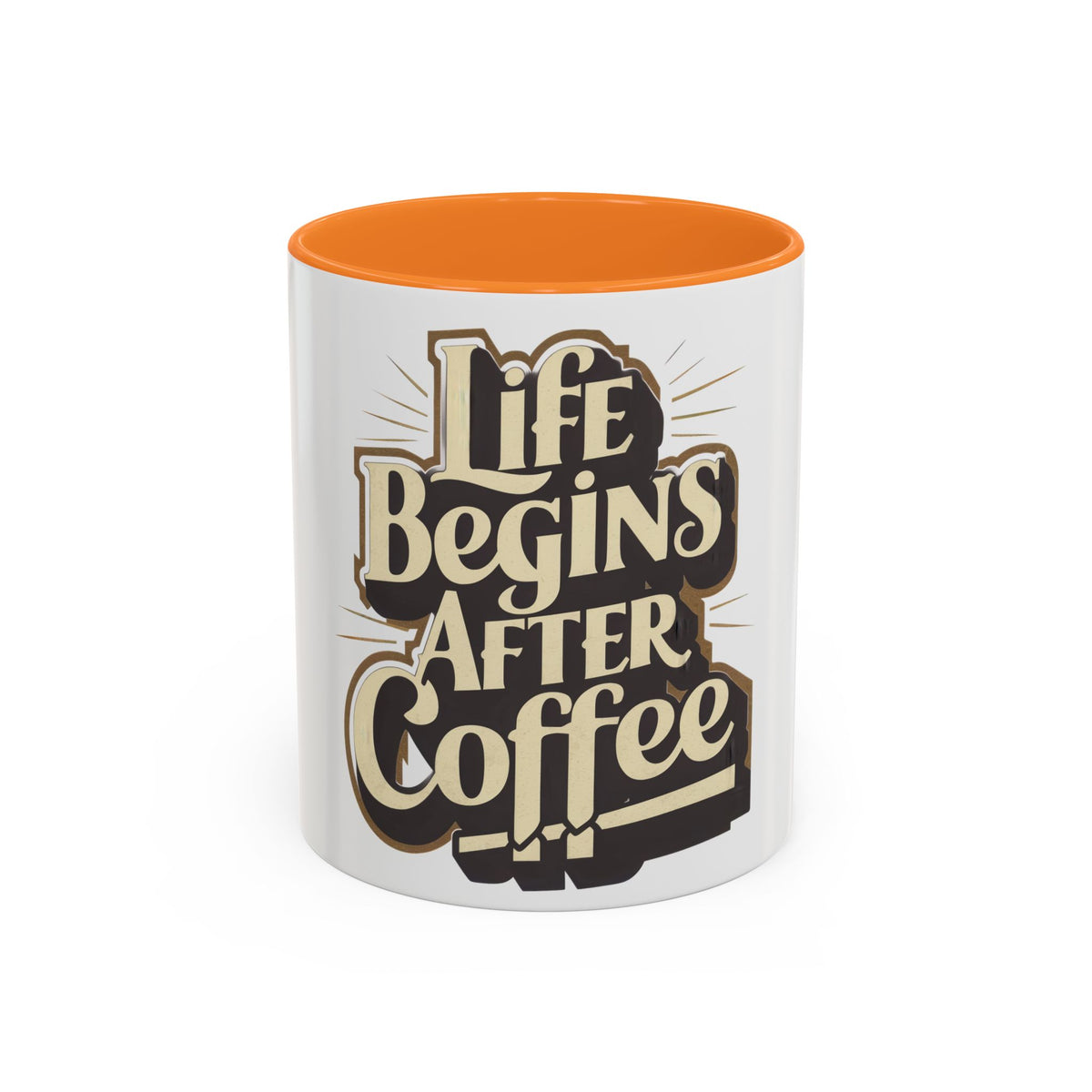 Coffee Mug – "Life Begins After Coffee" Ceramic Mug (11oz/15oz)