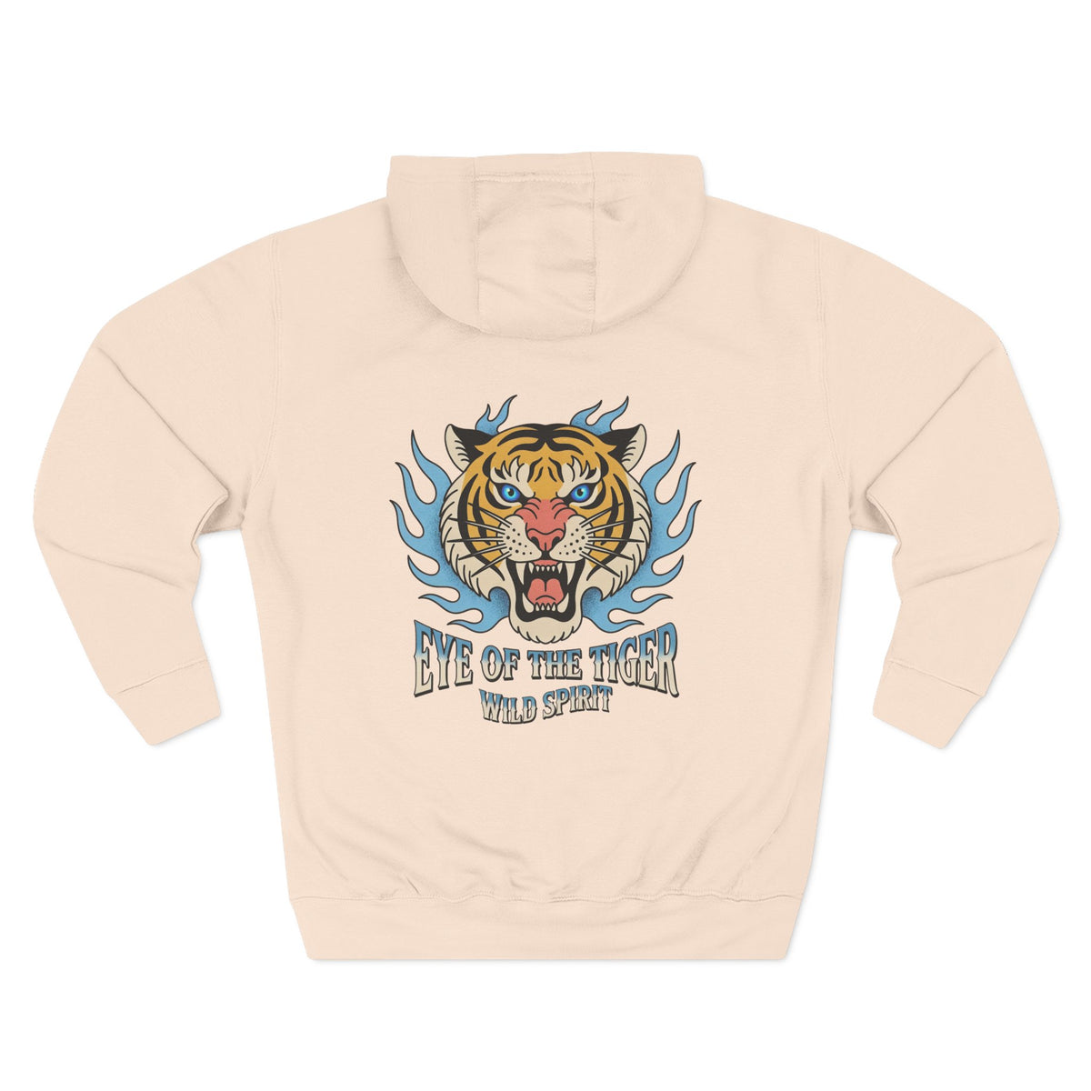 Hoodie — 'Life Is Better With Coffee' & 'Eye of the Tiger' Graphic Fleece Hoodie