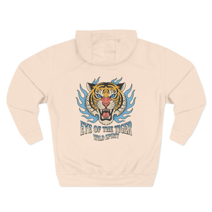 Hoodie — 'Life Is Better With Coffee' & 'Eye of the Tiger' Graphic Fleece Hoodie