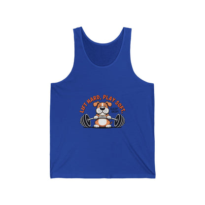 Lift Hard Play Soft Tank Top — Bulldog Weightlifting