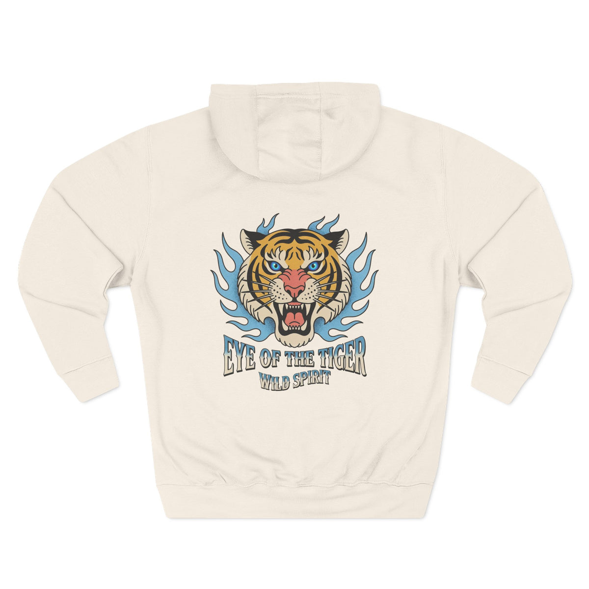 Hoodie — 'Life Is Better With Coffee' & 'Eye of the Tiger' Graphic Fleece Hoodie