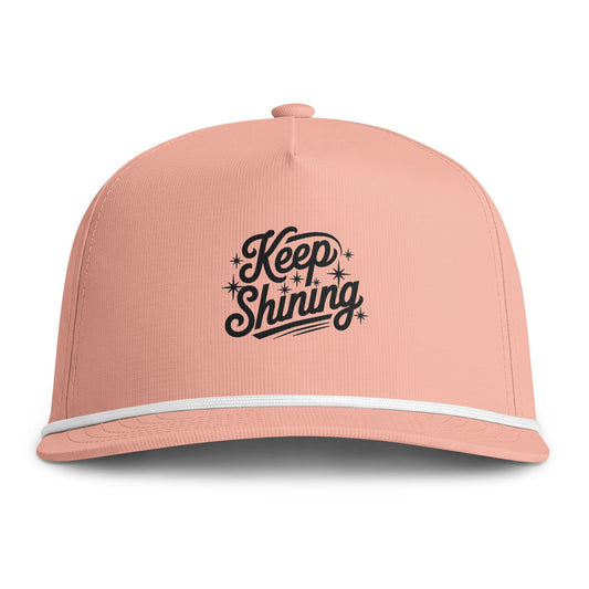 Keep Shining Rope Cap — Sunwashed Trucker Hat