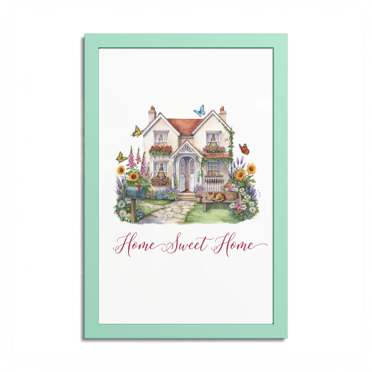 Home Sweet Home Cottage Poster