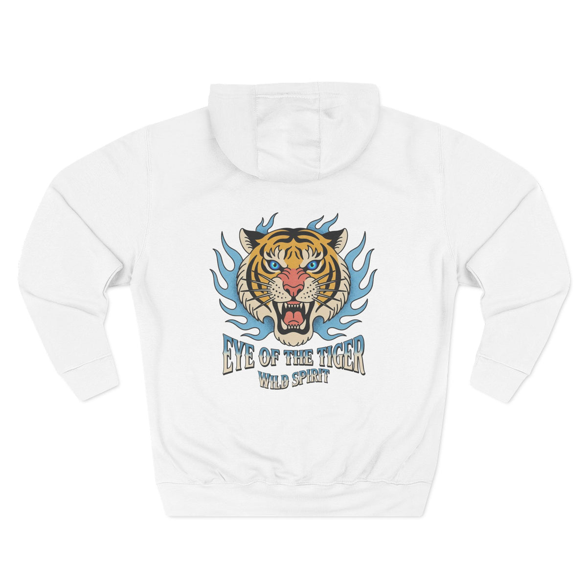 Hoodie — 'Life Is Better With Coffee' & 'Eye of the Tiger' Graphic Fleece Hoodie