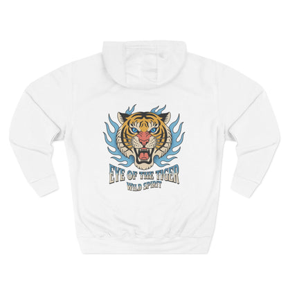 Hoodie — 'Life Is Better With Coffee' & 'Eye of the Tiger' Graphic Fleece Hoodie