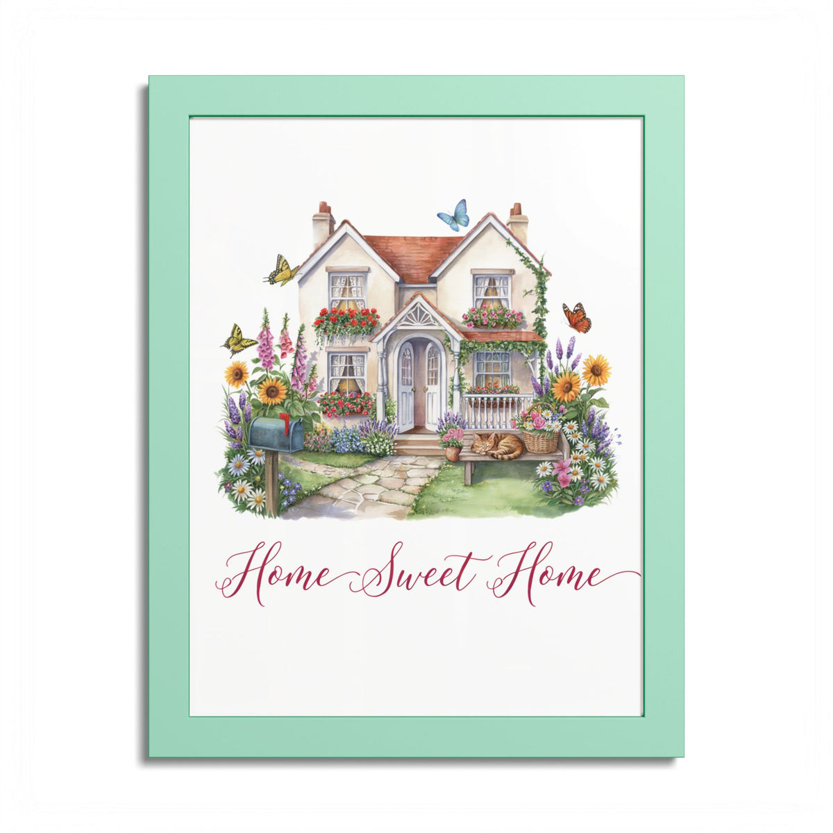 Home Sweet Home Cottage Poster