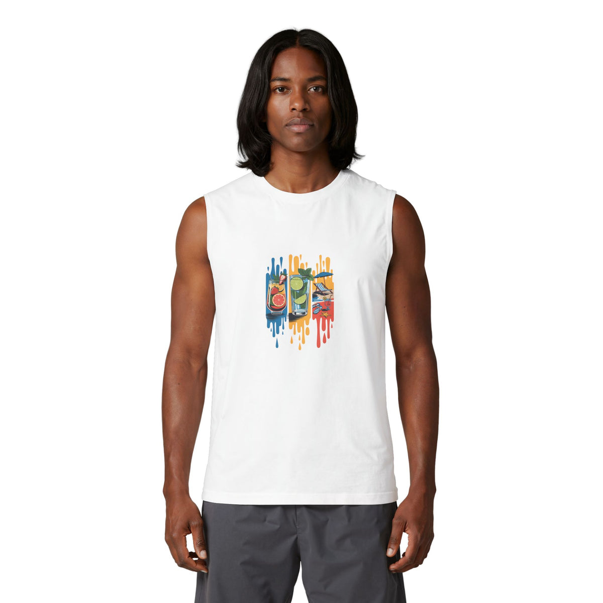 Cocktail Trio Muscle Tank Top