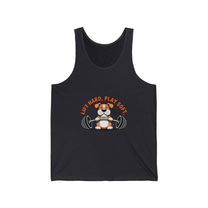 Lift Hard Play Soft Tank Top — Bulldog Weightlifting