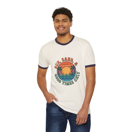 Sun, Sand & Good Times Ringer Tee