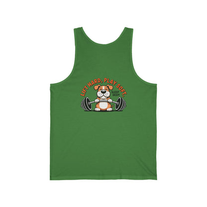 Lift Hard Play Soft Tank Top — Bulldog Weightlifting
