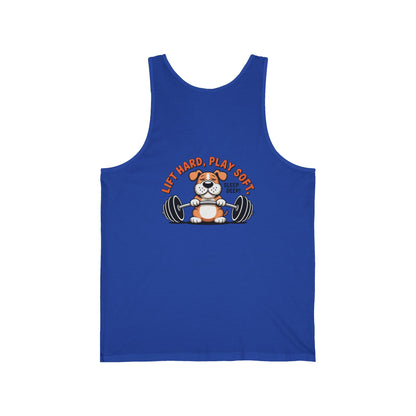 Lift Hard Play Soft Tank Top — Bulldog Weightlifting