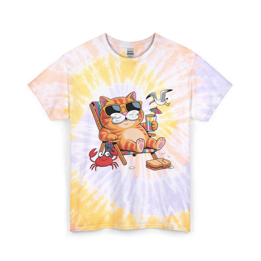 Beach Cat T-Shirt — Relaxing Vacation