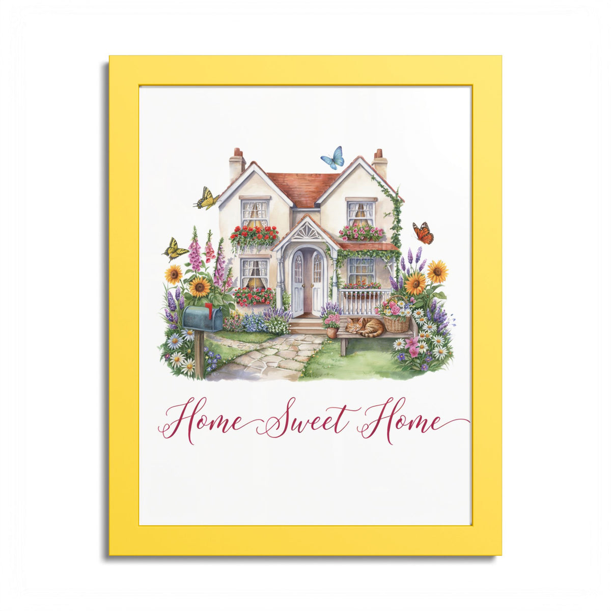 Home Sweet Home Cottage Poster