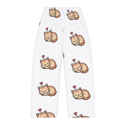 Cute Sleeping Cat Pajama Pants — Women's Cozy Sleepwear