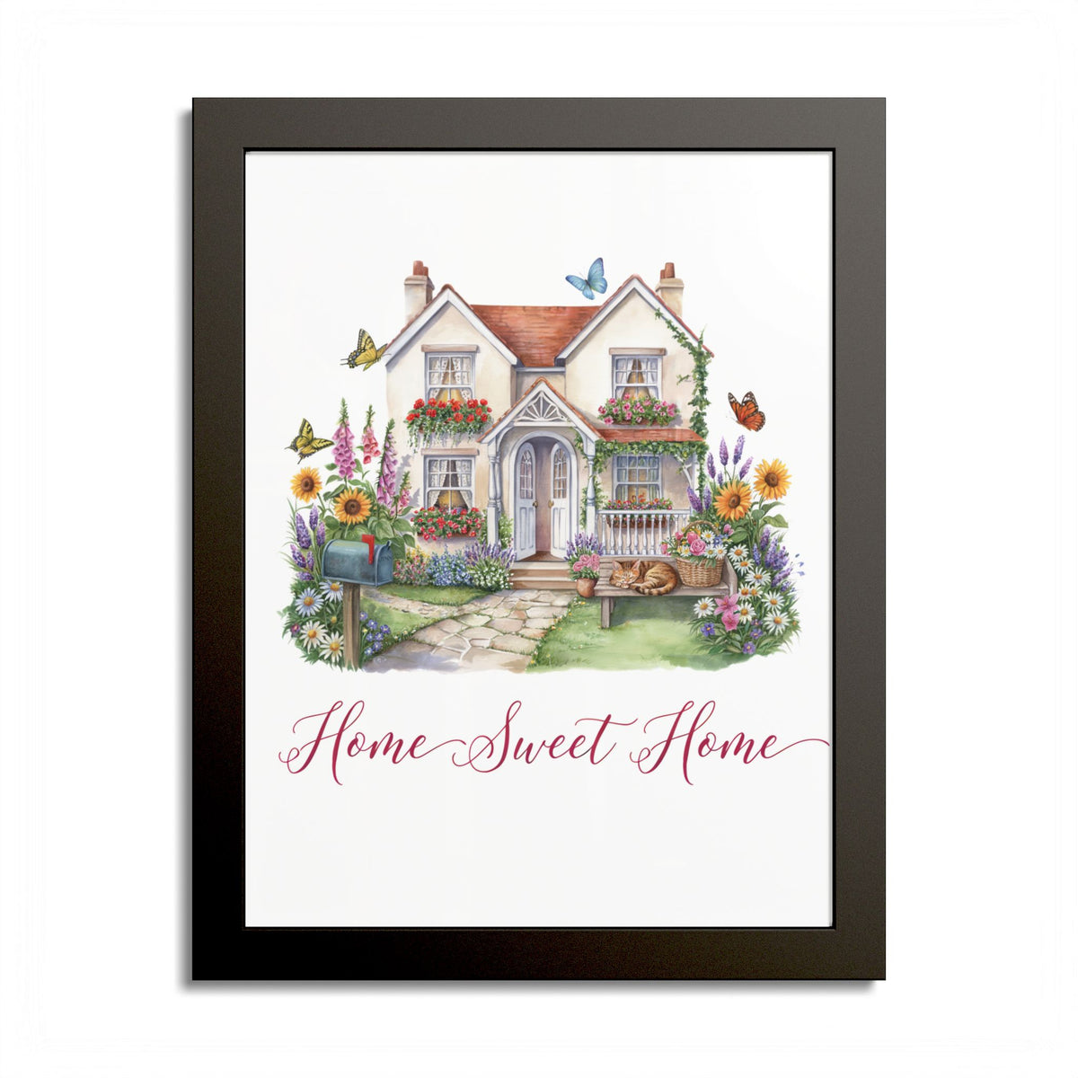 Home Sweet Home Cottage Poster