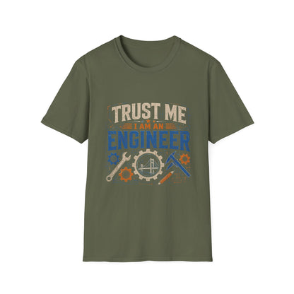 Trust Me I Am An Engineer T-Shirt — Vintage Engineer Tee for STEM Professionals & Students
