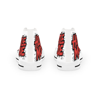 High Top Sneakers — "Hustle Mode" Streetwear Shoe