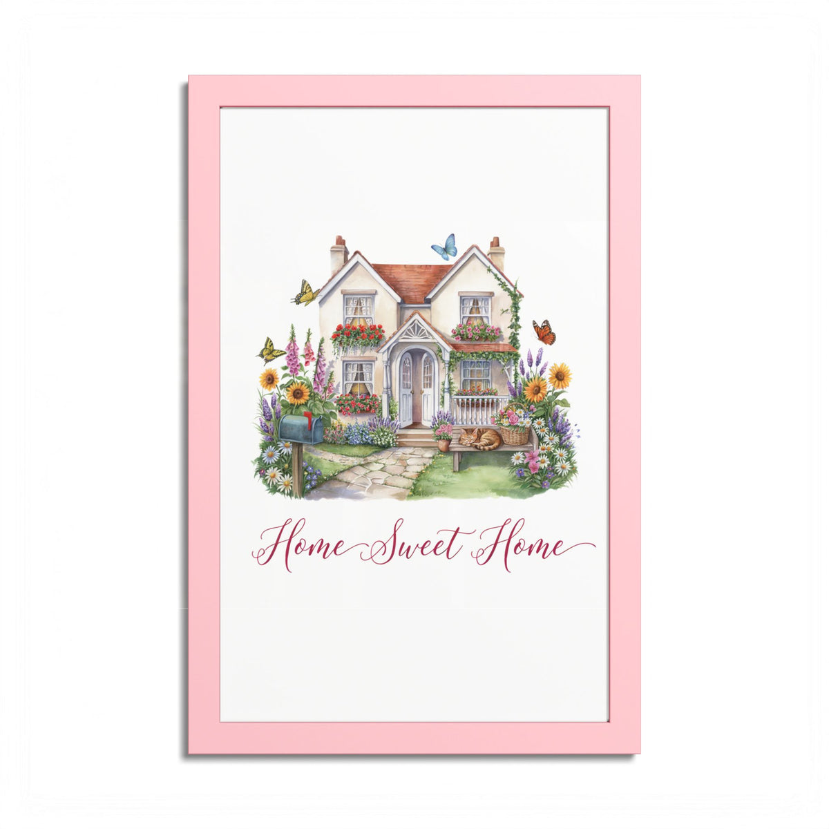 Home Sweet Home Cottage Poster